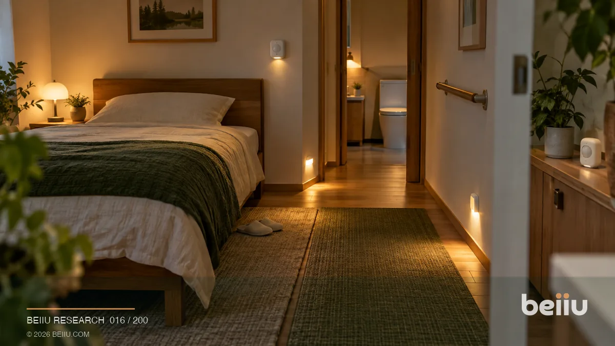 Avoiding Sleep Disruption in Bedroom Nighttime Monitoring